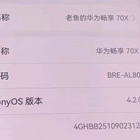 华为畅享 70X 国家补贴15% 512GB 雪域白 手机