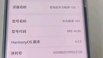 华为畅享 70X 国家补贴15% 512GB 雪域白 手机