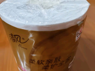 清风有芯卷纸金装4层140克*10卷：品质生活，从细节开始