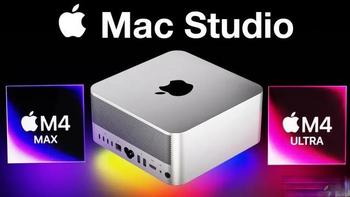 苹果Mac Studio双芯炸场：512GB内存+端侧AI，多屏生产力新标杆