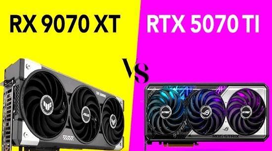 NVIDIA RTX5070Ti对决AMD RX9070XT：4K光追差30%却贵千元，选谁？