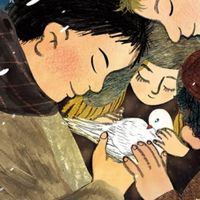 寒风中，那只温暖的鸽子