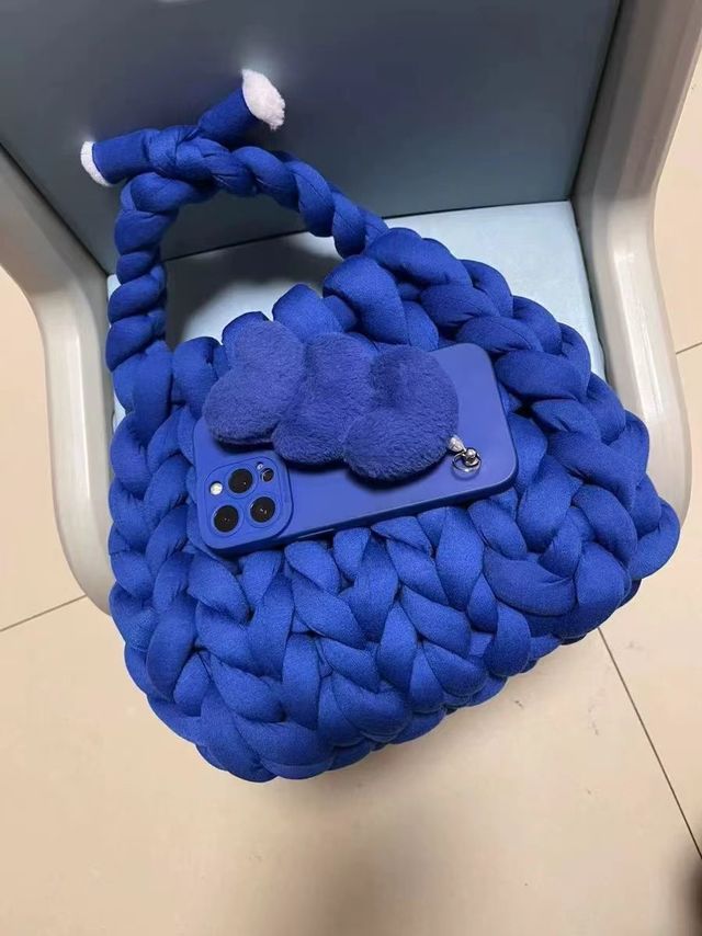 超粗冰岛毛线手编包！DIY控必看
