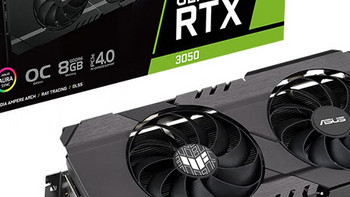 华硕（ASUS）TUF GeForce RTX 3050-O8G-GAMING 专业独立显卡