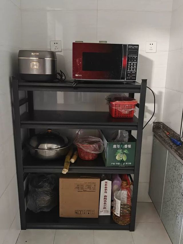 厨房置物架落地靠墙大容量收纳层架