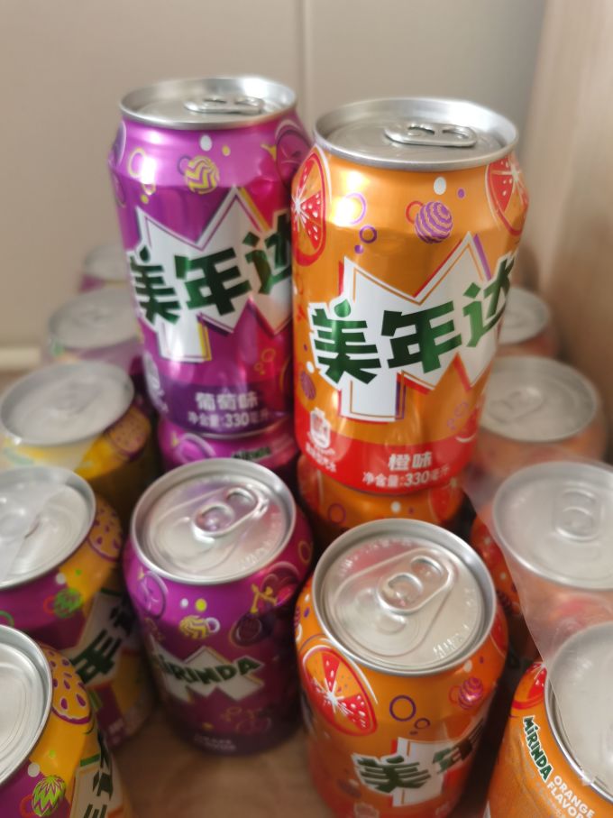 美年达果味汽水夏日必备神器