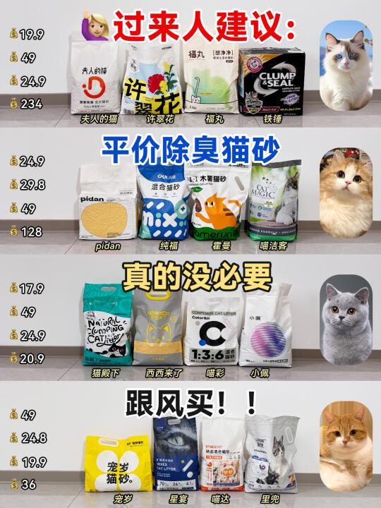 真香！打工人必入的平价除臭猫砂！