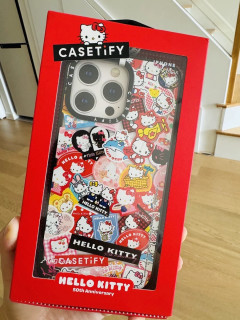 HelloKitty手机壳太绝了CASETiFY联名款，手感好到爆，质量杠杠的