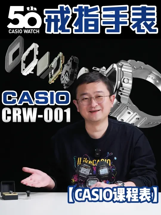 HELLO! CASIO RING WATCH CRW-001 GOOD!