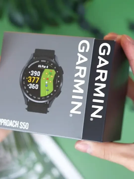 挥杆分析，球场导航，Approach S50助你轻松征服球场！#Garmin佳明#新品#高尔夫#佳明s50#运动手表