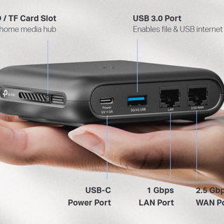 TP Link 发布 TL-WR3002X 便携路由器，双频 WIFI 6、丰富扩展