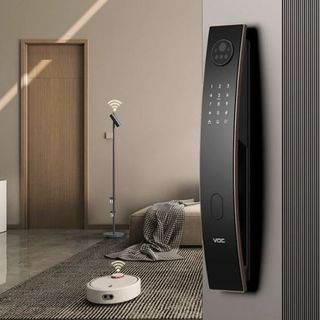 VOC猫眼人脸智能锁 K9pro，4英寸可视IPS彩屏、大扭力自动锁体、双锂电超长续航