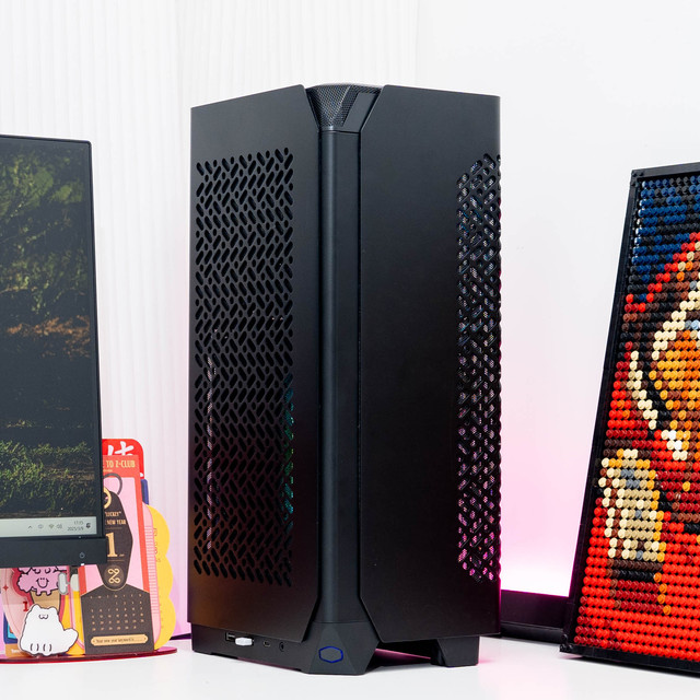 竖装ITX主机：酷冷至尊100 Air华擎 Z890i索泰5080SOLID装机分享