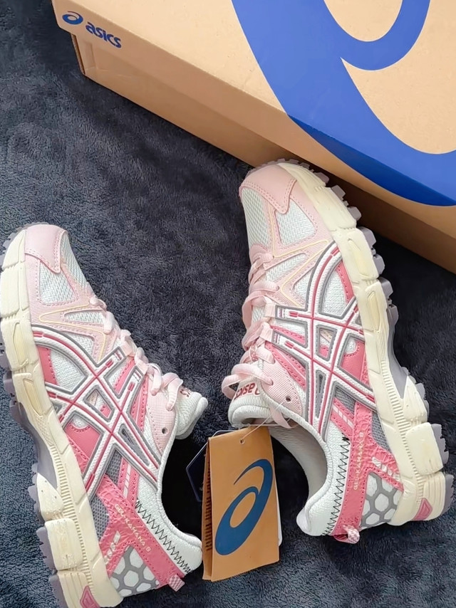 🌸樱花粉白,越野风尚:ASICS 亚瑟士 GEL-KAHANA 8 越野跑鞋