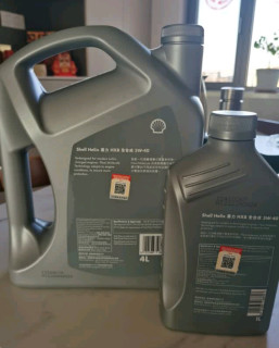 壳牌（Shell）全合成机油喜力HX8 5W-40 API SP A3/B4级 4L灰壳保养