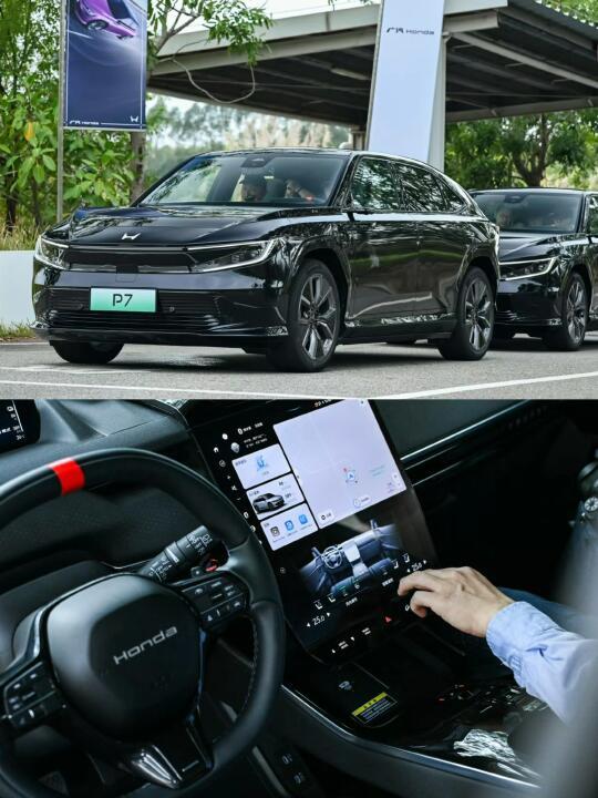 提前感受下即将上市的本田Honda纯电P7/GT～