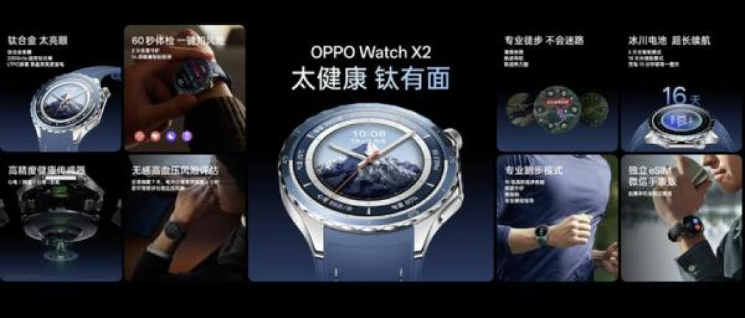 OPPO Watch X2评测:钛合金表圈+医疗级监测,2699元值不值?