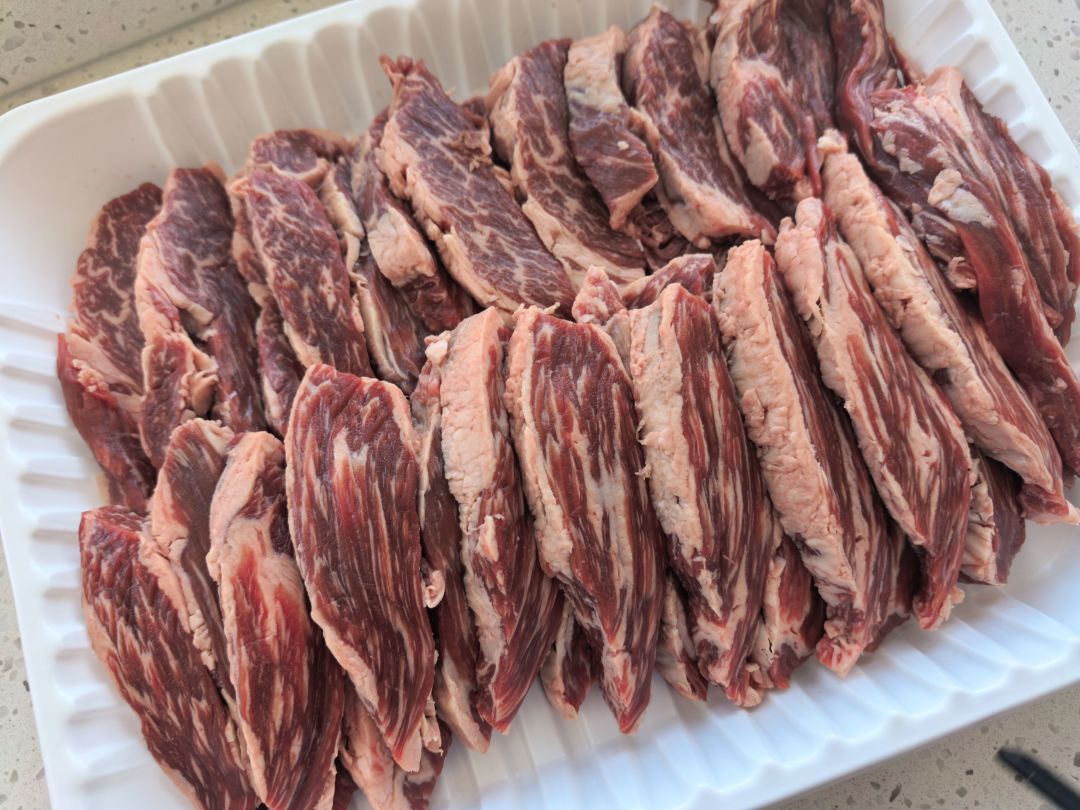 奶香奶香的谷饲牛横膈膜,真是太嫩了