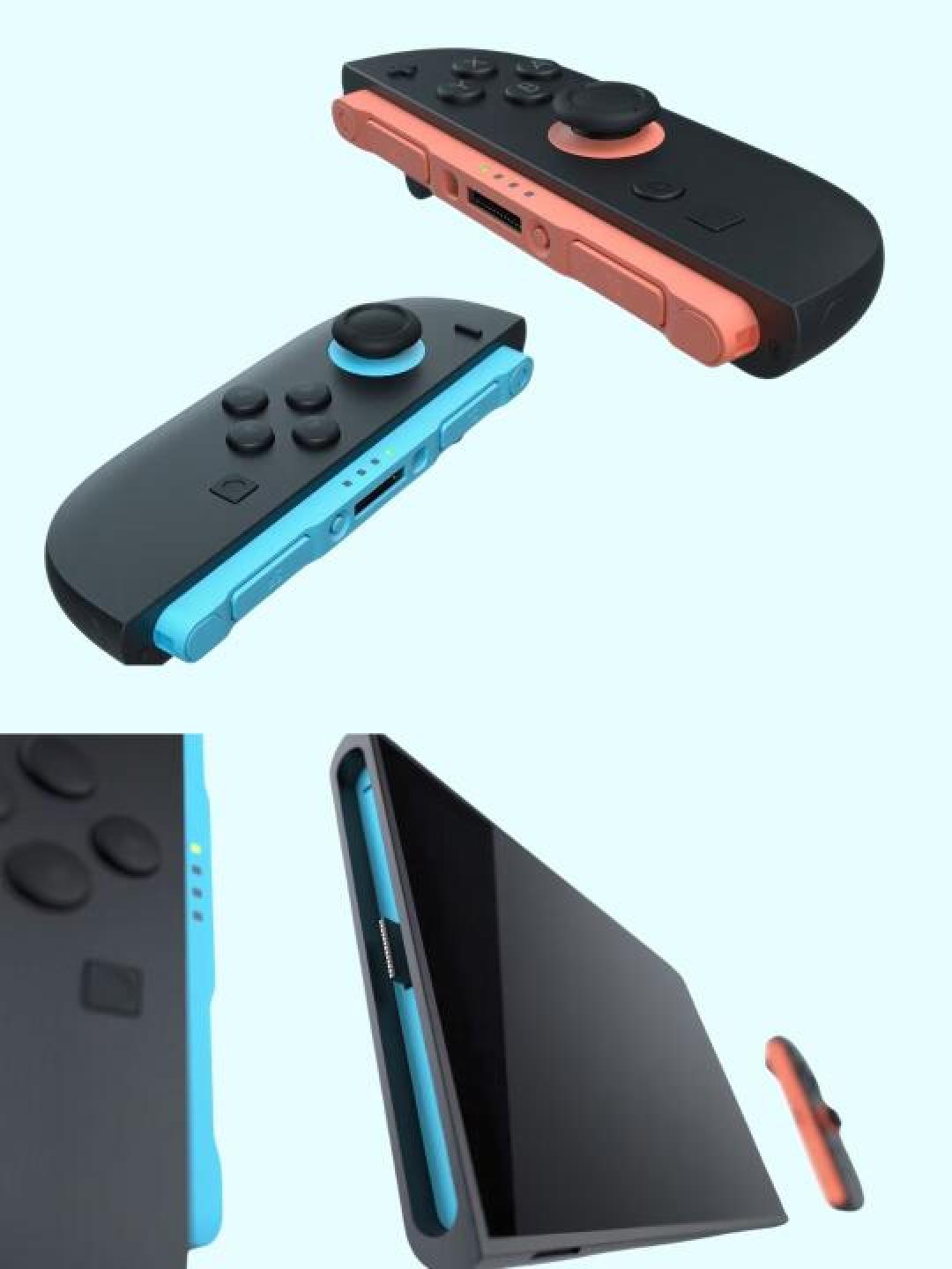 Switch 2全面曝光：磁吸手柄+双接口设计，性能直追PS4，6月发售稳了？