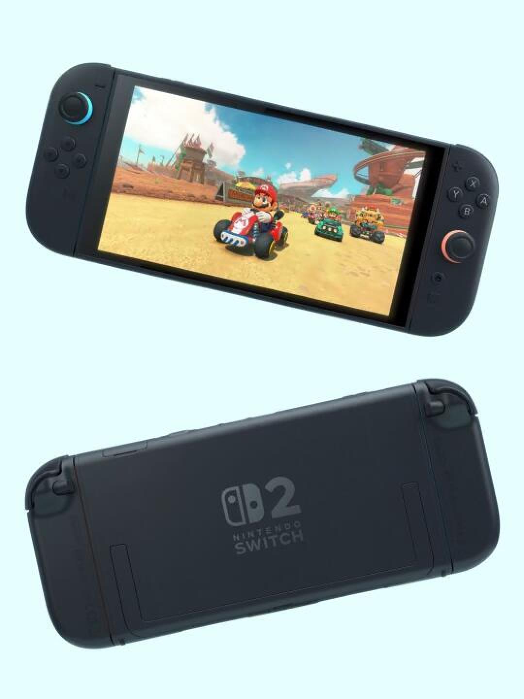 Switch 2全面曝光：磁吸手柄+双接口设计，性能直追PS4，6月发售稳了？