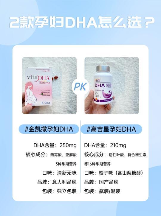 2款孕妇DHA品牌到底怎么选？