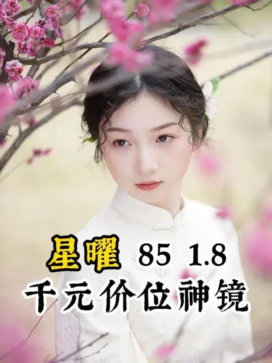 星曜的85 1.8 终于让国产镜头达到刀锐奶化的境界了。性价比远超佳能 尼康 索尼原厂85 1.8！全新1599的价位，看了这期视频你就知道值不值得了。
#星曜 #星曜85 #千元价位 #人像镜头推荐