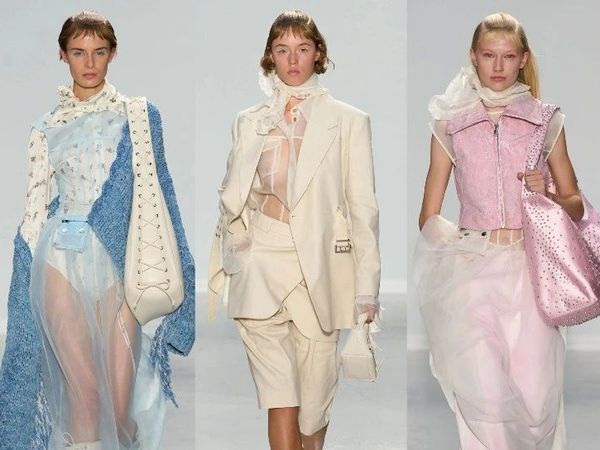 GANNI 2025春夏高级成衣发布秀，浪漫实用的未来衣橱。