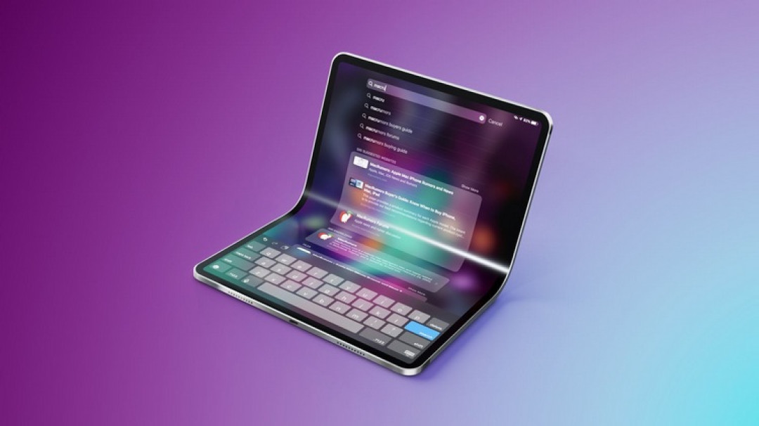 网传丨苹果 MacBook Fold 折叠笔记本，18.8英寸 OLED 屏、MacOS 系统