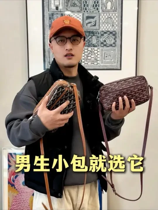 男生万元蕞适合背的狗牙小包 #goyard戈雅 #斜挎包男 #goyard相机包 #二手奢侈品 #男包推荐
