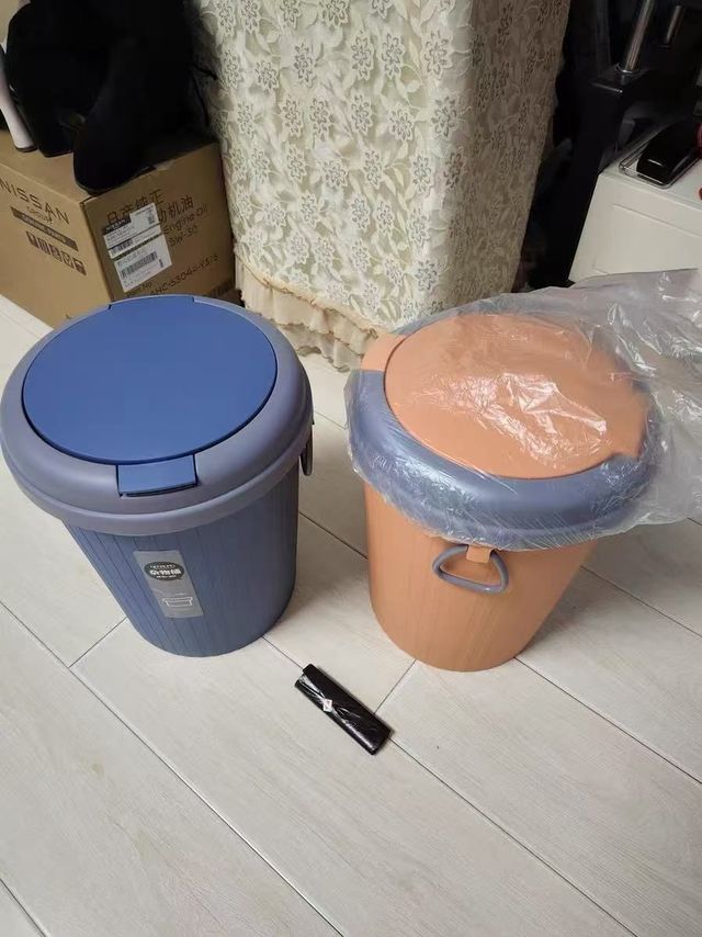 超萌北欧风！创意垃圾桶