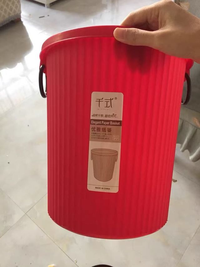 超实用无盖垃圾桶！家用商用都OK