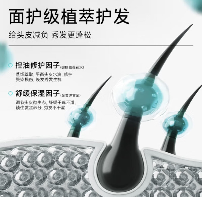 弹动洗发水
