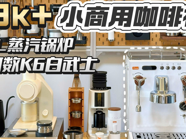 💰3k+小商用咖啡机测评 | 高性价比1L蒸汽大锅炉