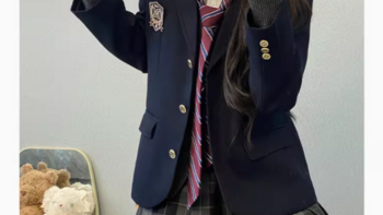 墨秋 JK 制服原创设计棠蕙女子小西装，打造专属你的日系校供风