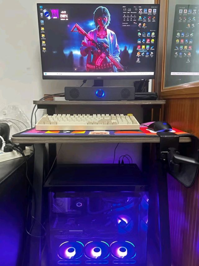 攀升海景房14代i7 14700KF/微星RTX4070TiS/1T固态/32GD5/水冷游戏台式电脑主机组装电脑diy组装机