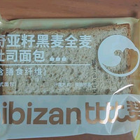 比比赞（BIBIZAN）奇亚籽黑麦全麦吐司1000g/箱粗粮面包早餐蛋糕