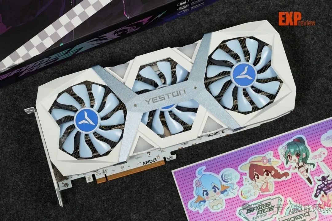 盈通RX 7650 GRE游戏高手OC显卡评测:蓝白可爱外观,高频BIOS发挥卓越性能