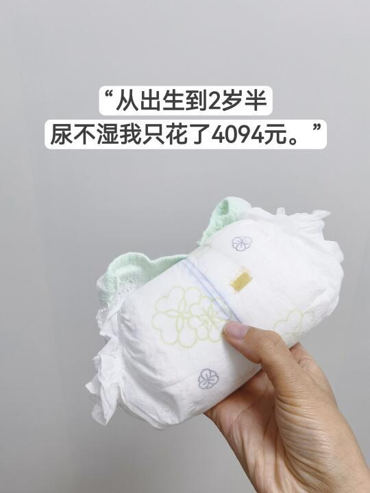 养娃2年半，尿不湿只花了4094元。