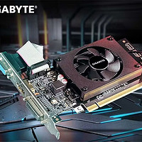 技嘉GeForce GT 710 2G DDR3 显卡，娱乐办公持久耐用