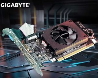 技嘉GeForce GT 710 2G DDR3 显卡，娱乐办公持久耐用