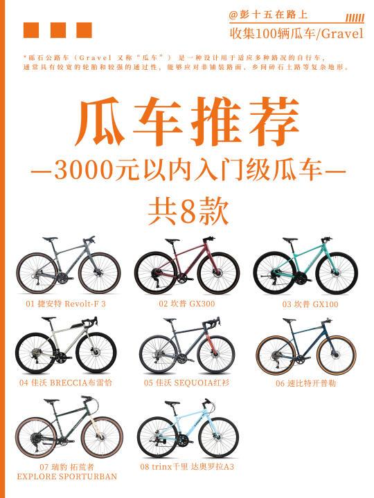 盘点8款3000元以内入门级通勤瓜车！