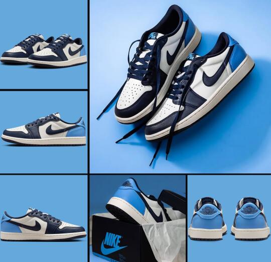 AJ 1 Low “Obsidian”黑曜石以低帮回归！