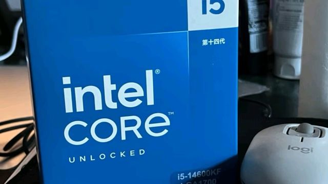 英特尔i5-14600KF酷睿14代处理器，14核20线程猛兽出击。