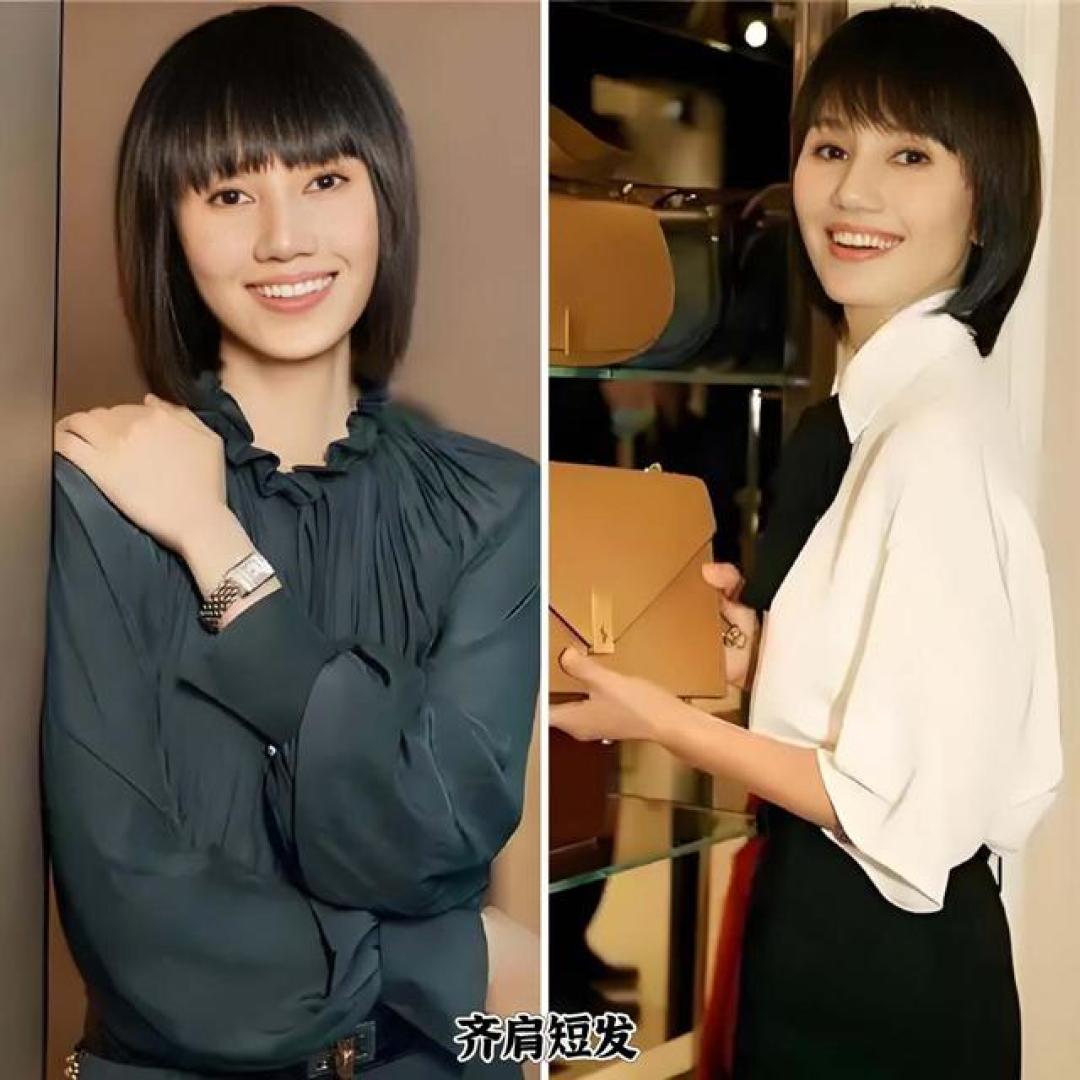 46岁袁泉短发惊艳:中年女性不扮嫩更气质!这3招太绝了