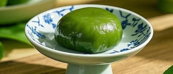 【莲香楼｜百年艾草青团，咬一口西关的春天】