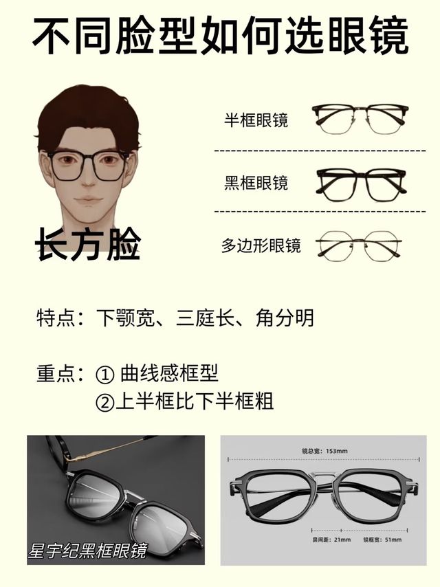 按脸型挑镜框，颜值瞬间提升