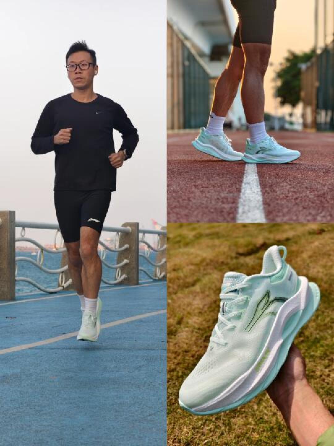 轻到飞起!361度赤焰5全面升级:透气+缓震+支撑,春夏慢跑通勤两不误