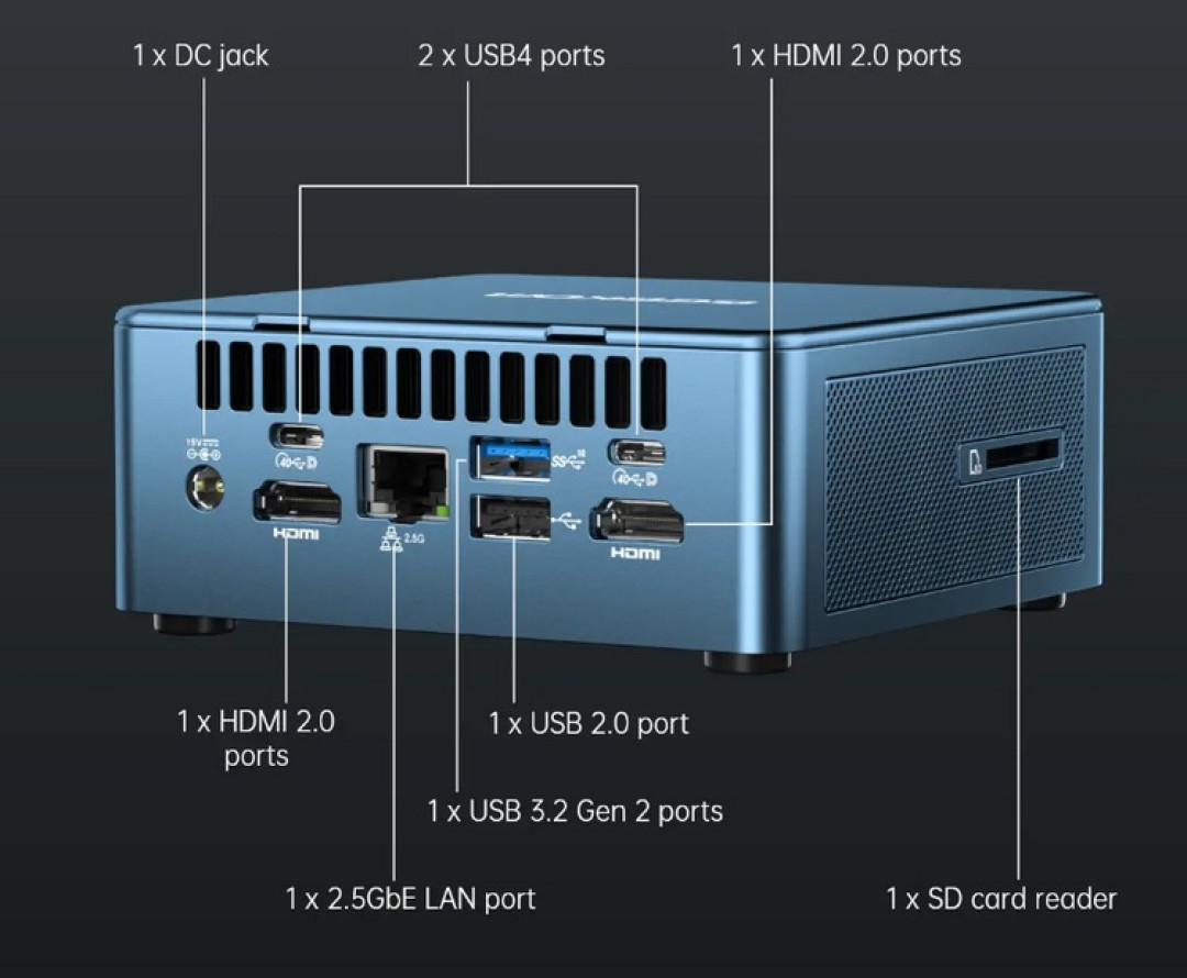 积核发布新款 IT13(2025款)迷你主机,升级酷睿 i9-13900HX