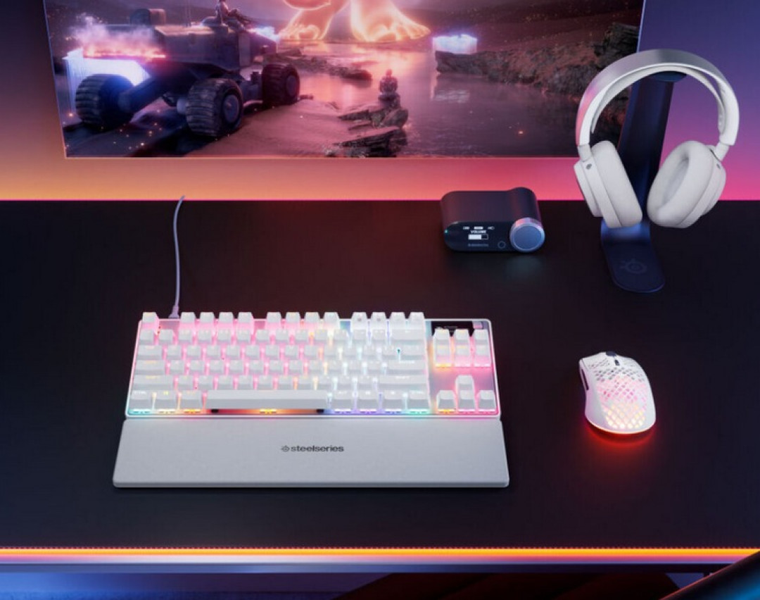 赛睿发布新款 Apex Pro Gen 3 迷你键盘、以及白色版Apex Pro TKL Gen 3键盘