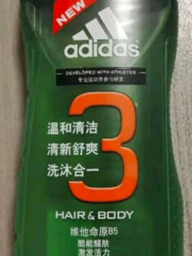 运动男士必备！阿迪达斯源动激活香波沐浴露